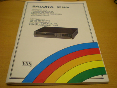 Salora SV 6700 Käyttöohje VHS