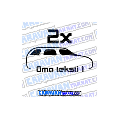 CARAVANtarrat.com:n Vinyylitarra omalla tekstillä 049