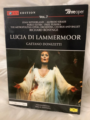 GAETANO DONIZETTI:LUCIA DI LAMMERMOOR  DVD