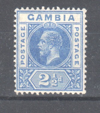 Gambia 1912 2½p Yrjöv