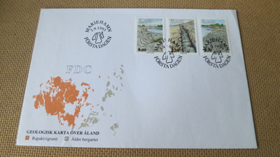 FDC Ahvenanmaa 1993: kalliomuodostelmia