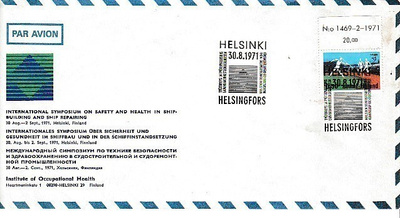 ERIKOISLEIMA ,Työterveys ja työturvallisuus,Helsinki 30.8.71