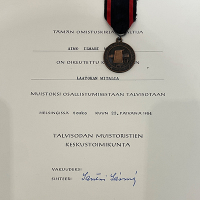 Laatokan meripuolustus + myöntökirja
