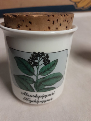 arabia maustepippuri purkki