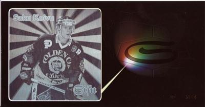 SAKU KOIVU TPS Sisu Limited 1995-96 CL HOLOGRAM Kortti