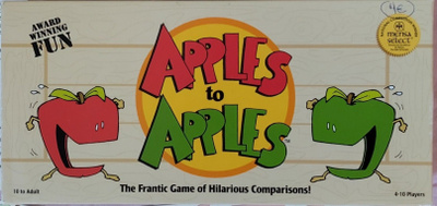 APPLES TO APPLES – assosiaatiopeli enkuksi 1999 Mensa Select