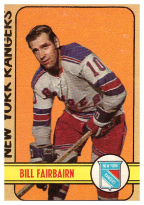 Legenda BILLFAIRBAIRN New York Rangers 1972-73 OPC #87