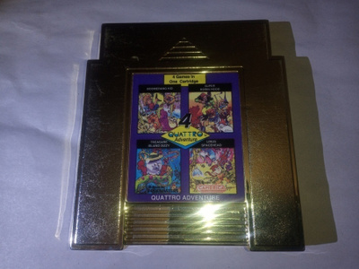 Nes Quattro Adventure 4 Games One Cartridge