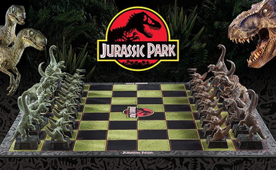 Jurassic Park Chess Set Dinosaurs  - HEAD HUNTER STORE.