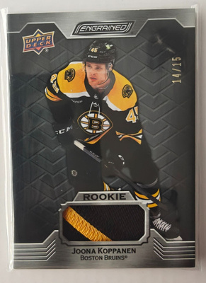Joona Koppanen 2023-24 Engrained Rookie Patch/15