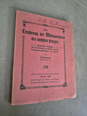 Ernährung nächsten Krieges (v. 1908)