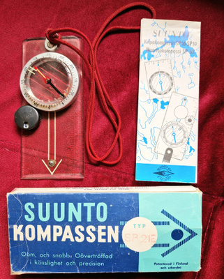 Vintage Suunto Kompassi  SP 21R