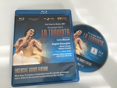 La Traviata . Live La Scala Guiseppe Verdi blu-ray
