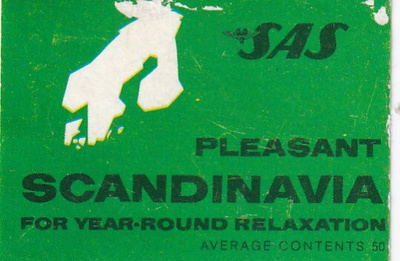 SAS.Pleasant Scandinavia . lentoyhtiö  s18