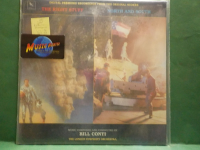 BILL CONTI - THE RIGHT STUFF/NORTH AND SOUTH UUSI "SS" LP