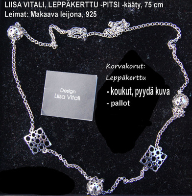 LIISA VITALIN LEPPÄKERTTU-PITSI -kääty