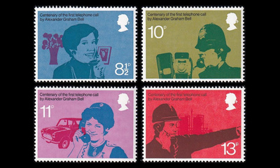 Iso-Britannia 702-5 ** Puhelin 100v (1976)