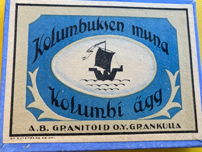 KOLUMBUKSEN MUNA 9-osainen tangram-peli