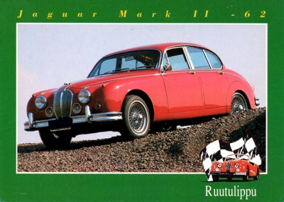 Jaguar Mark II -postikortti