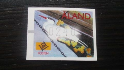 Åland: Keulakuva - Postimaksulipuke 1999 **