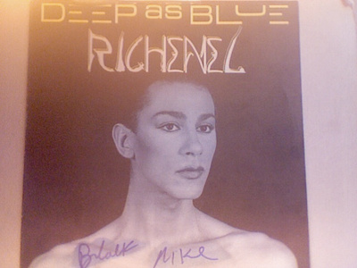 RICHENEL  ::  DEEP  AS  BLUE  ::  VINYYLI   LP   1989