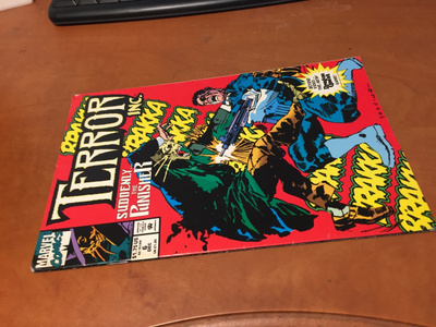 MARVEL TERROR 6/1992 HYVÄ