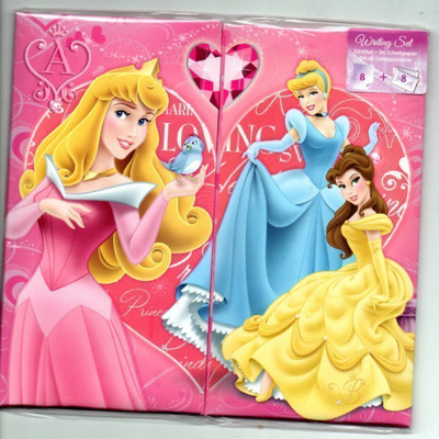 DISNEY °°PRINSESSAT°° -KIRJEPAPERIT & KUORET -SETTI