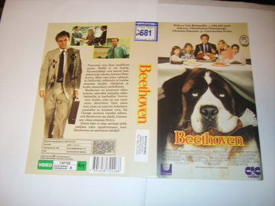 Vhs kansipaperi Fix - Beethoven (Sis.postikulut)