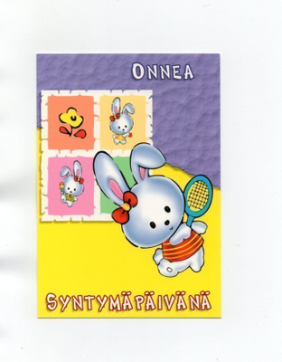 °°ONNEA...SYNTYMÄPÄIVÄNݰ - KORTTI / Papron