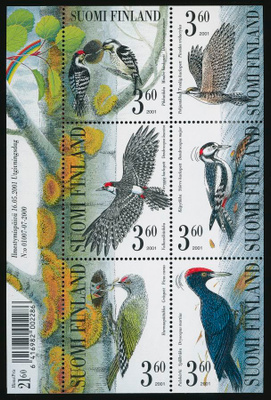 2001, Tikkalintuja, pienoisarkki BL28**