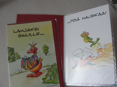 2-osainen kortti - lahjaksi sinulle... pidä hauskaa