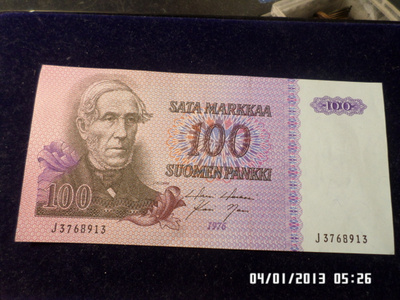 100  mk  1976  J 3768913 HOL /Nar   silee  seteli.