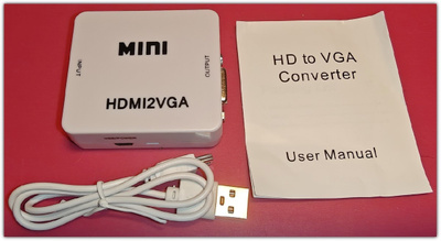 Monikäyttöinen HDMI - VGA-sovitin - helppo ratkaisu #30530