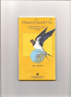 Maastokartta 1:50 000 Raahe