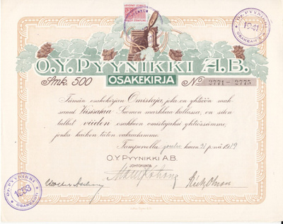 OKK 1919 Pyynikki Oy, Tampere