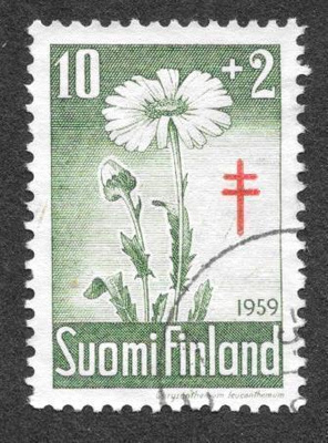 Tuberkuloosi 1959 10+2mk (LAPE 509) O