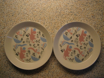 Arabia muumilautaset,stockman,2kpl