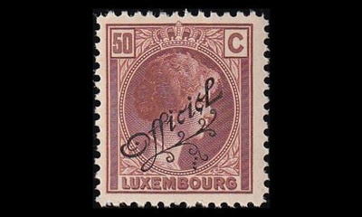 Luxemburg 143 ** Virkamerkki 50 C (1926)