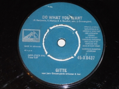 7" GITTE - I've Told Every Little Star - single 1961 VG++