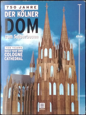 Pahvimalli - Kölnin tuomiokirkko