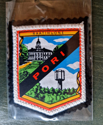 Pori vintage kangasmerkki