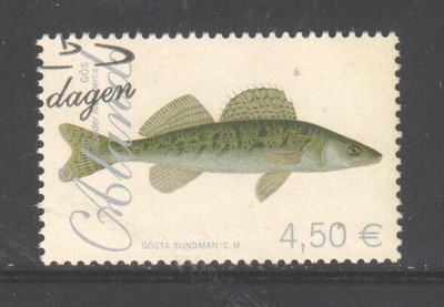 Åland 2008  4,5€ Kuha eop. leimalla