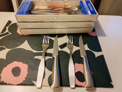 Hackman Gourmet pihviaterimet 8 kpl parit
