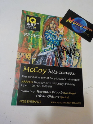ANDY MCCOY NIMIKIRJOITUS FLYERISSA