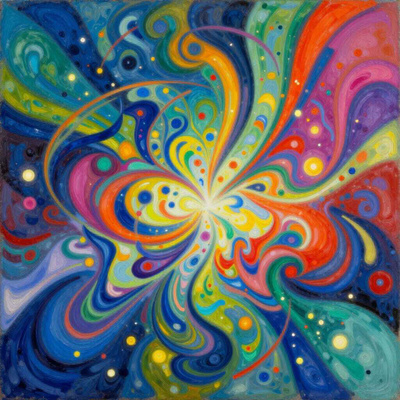 Uusi abstrakti alumiinitaulu 40 cm x 40 cm