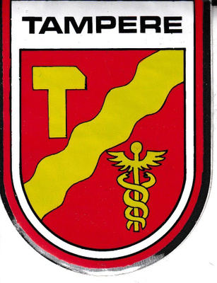 Tampere. vaakuna , tarra e.237
