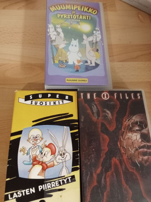 VHS elokuvat 3kpl