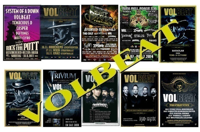 VOLBEAT --- postikorttisetti 10kpl (Upea Lahja!) #2