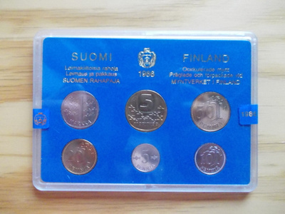 Rahasarja 1986 – myntserie – mint set