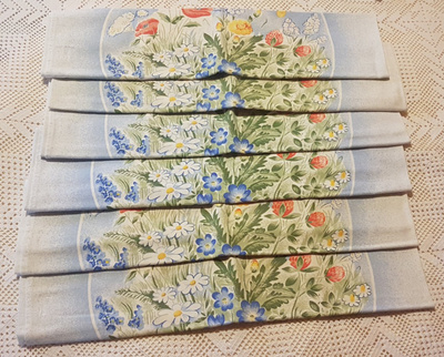 Vintage tyynynpäälliset 6 kpl.